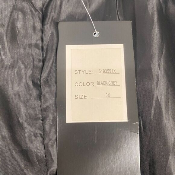 Women therapy by Lane Crawford Size 3X Gray Coat Collar Big Buttons Pockets Wool - Picture 11 of 15